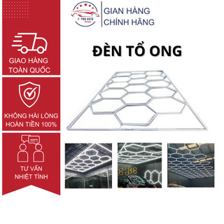  Đèn Tổ Ong Công Suất 850W Trang Trí Decor Không Gian Cho Garage 