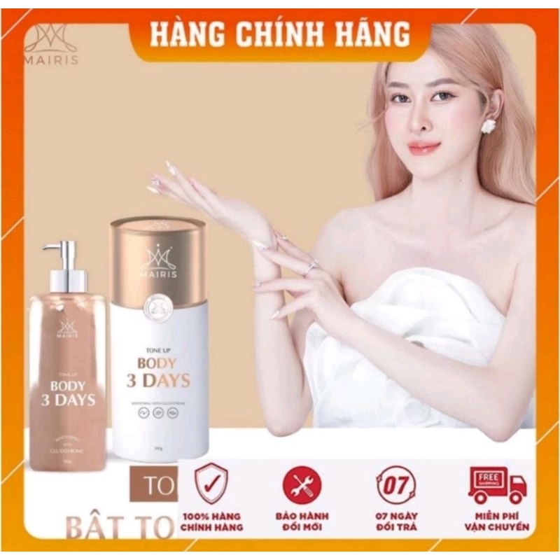 Dưỡng body truyền trắng 3Days