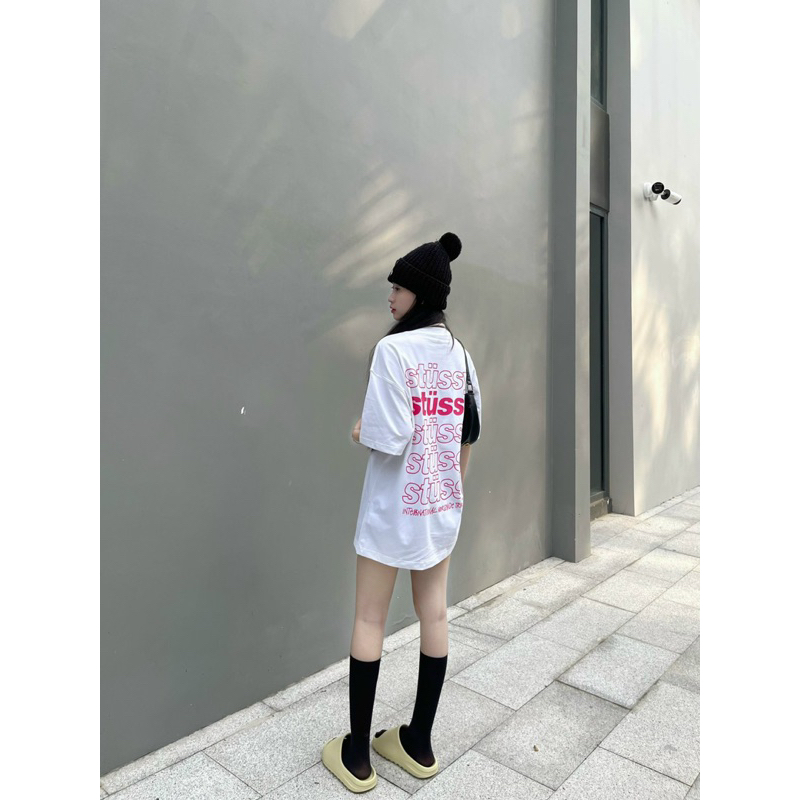 Áo Thun Stu:Ssy Cotton 100% Dày Dặn Đủ Tag