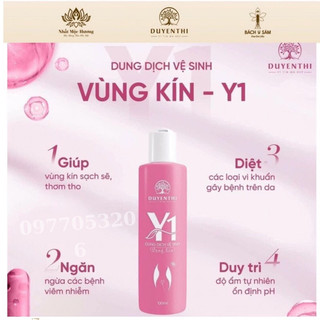 Dung dịch vệ sinh y1 của bách y sâm 100ml mới