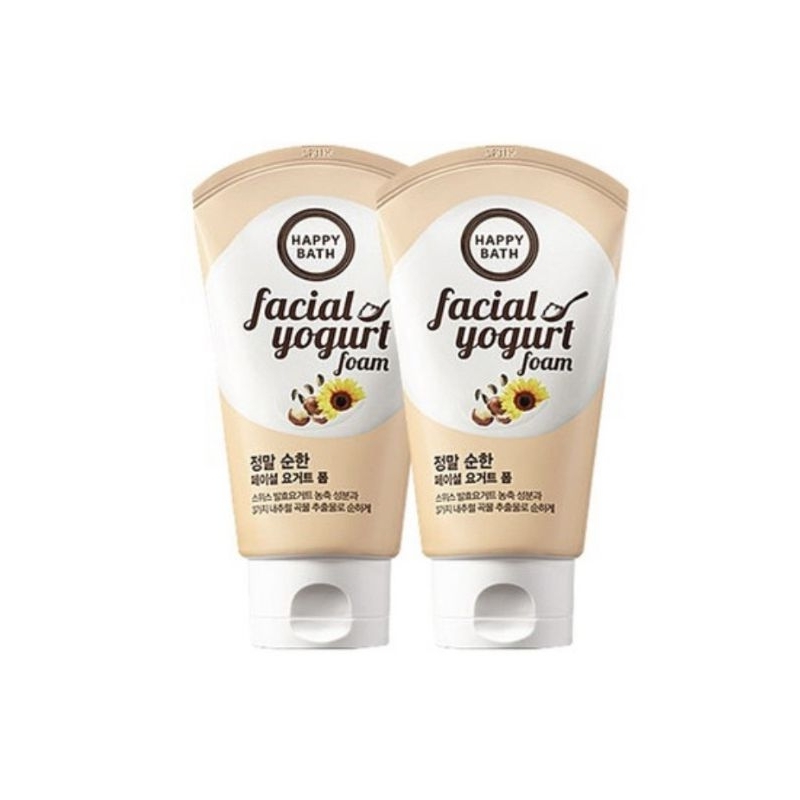 Sữa Rửa Mặt Sữa Chua Happy Bath Facial Yogurt Foam Hàn Quốc 120g date 2026