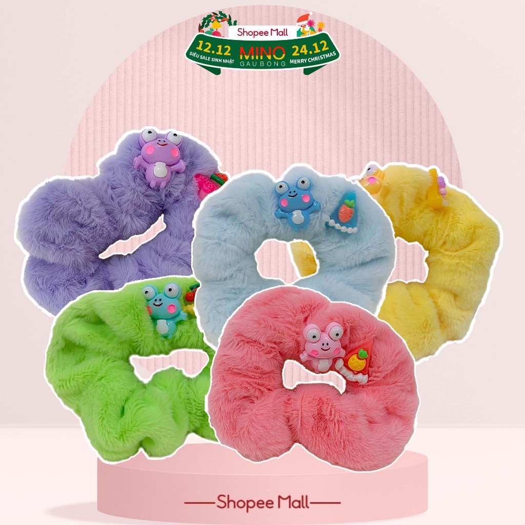 Dây Buộc Tóc Scrunchies Dễ Thương MINO STORE TH227