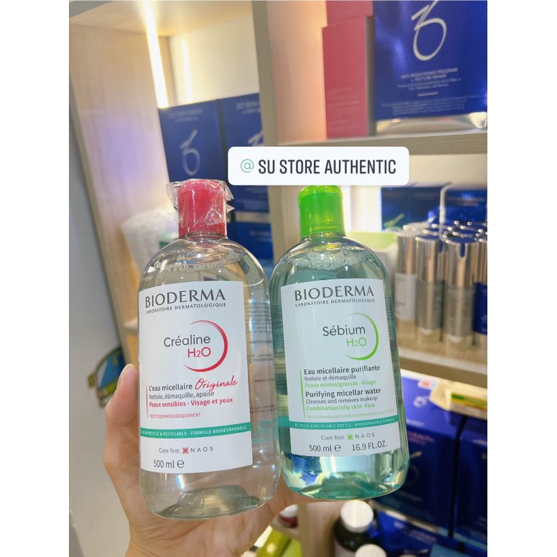 Nước tẩy trang Bio.derma 500ml date xa mẫu mới 2026 bao check