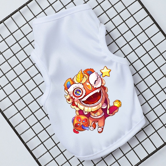 ÁO HÌNH CON LÂN THUN COTTON CHO CHÓ MÈO