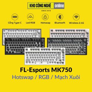Mk750 - kit bàn phím cơ fl-esports mk750 3 mode