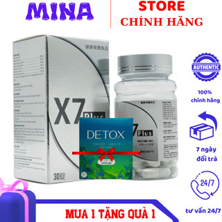 [SIÊU MẠNH] Giảm cân nhanh X7 PLUS Ngân 98 dành cho cơ địa khó giảm - tặng 15v detox
