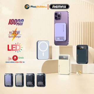 Remax RPP 525 - Sạc dự phòng không dây 10000mah hỗ trợ sạc nam châm 15w cho 12 đến 15 series - Phúc Phụ Kiện