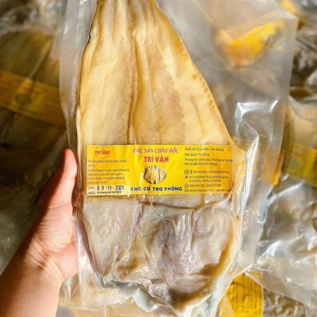 Khô Cá Tra Phồng 3 Nắng Thơm Béo Vừa Ăn Gói 500g Đặc Sản Châu Đốc Trí Vân - TV32