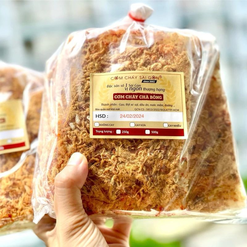 Cơm cháy Sài Gòn 500g (2 túi 250g)