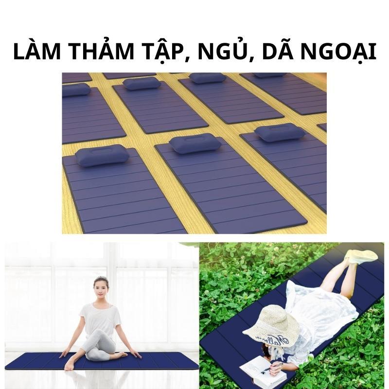 Nệm ngủ văn phòng đệm ngủ thảm gấp gọn dùng để ngủ trưa du lịch chăm sóc người ốm kích thước 70x19cm - Suhadecor