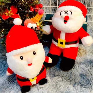 Gấu Bông Ông Già Noel 26cm - Quà Tặng Giáng Sinh Cho Bé