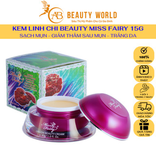 Kem MISS FAIRY Mụn - Tinh Chất Linh Chi 15g - Hỗ Trợ Giảm Mụn - Giảm Thâm Sau Mụn - Trắng Da Không Tì Vết