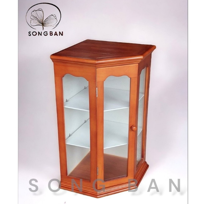 Tủ Thuốc Gỗ Nhiều Màu, Tủ Lưu Trữ Đồ Dùng Góc Tường Treo Tường - Hàng VN Xuất Khẩu
