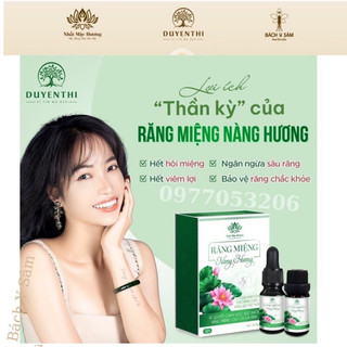 Nước xúc miệng tinh chất răng miệng bạch linh bách y sâm nhất mộc hương 15ml