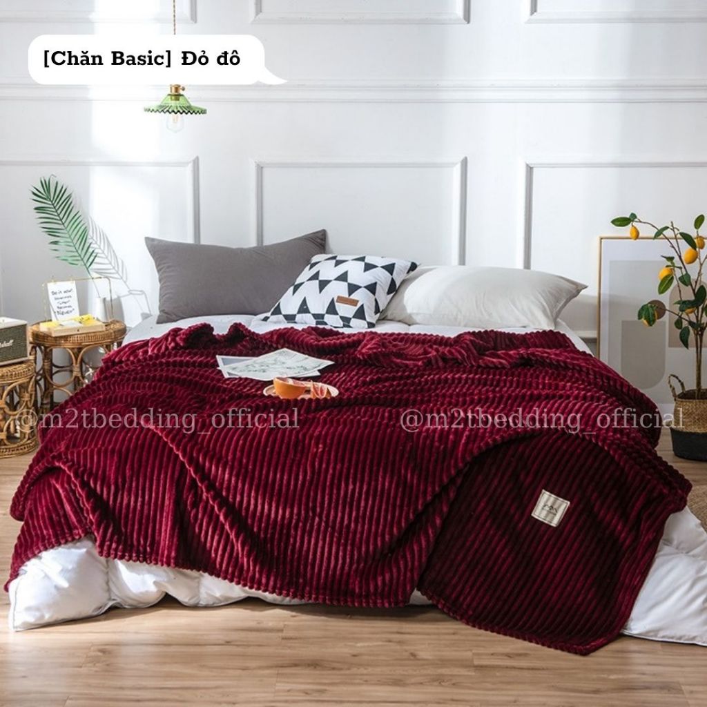 Chăn mền lông tuyết Basic M2T BEDDING kích thước 2mx2m3