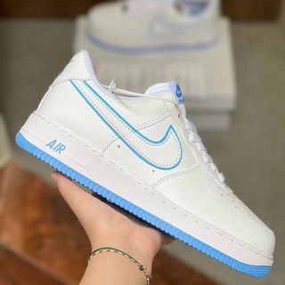 [SALE SỐC-FULLBOX] Giày AF1 viền XANH DƯƠNG fullsize 36->43 NAM NỮ