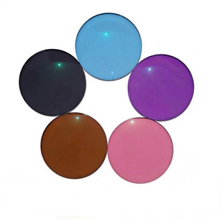 Tròng đổi màu Nano Blue chống UV Gọng kính bao tròn tròng