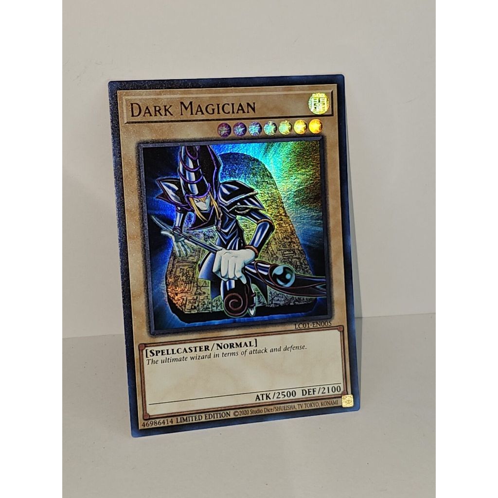 Ultra rare LC01 [ Dưa Hấu Yugioh ] Lá bài thẻ bài Dark Magician - Tặng bọc bài nhựa bảo quản