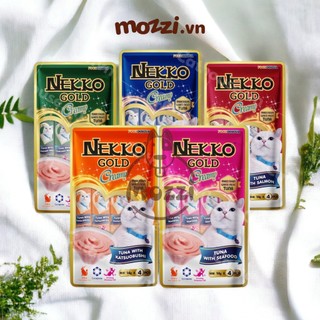 Súp thưởng cho mèo Nekko GOLD Gói 4 thanh