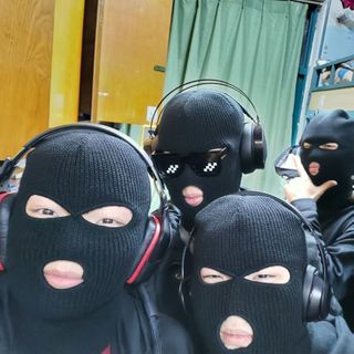  Mũ Len Trùm Đầu Kín Mặt Bịt Đen Black Baklava Balaclava Hat Meme Hài Ẻ 