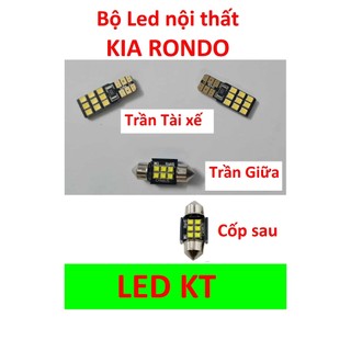 Bộ đèn Led trần KIA RONDO led nội thất led trần T10 một mặt và trần giữa 31mm đèn trần Rondo