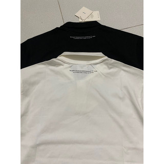 Áo thun polo levent mini logo -Black/white