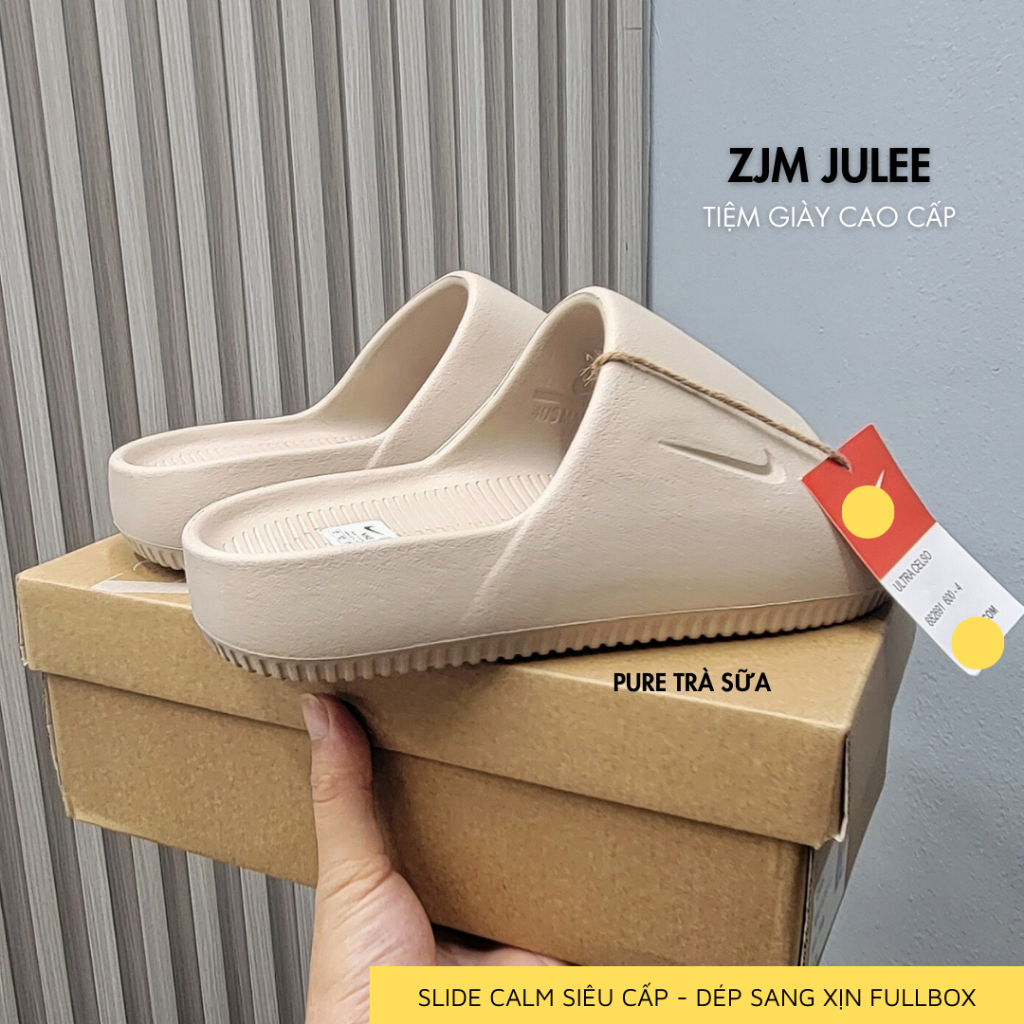 Dép nam nữ Slide calm đúc 2023 siêu cấp êm chân đế độn nam nữ