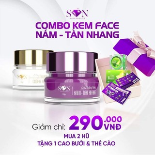 Bộ đôi kem face nám tàn nhan nguyễn tiên