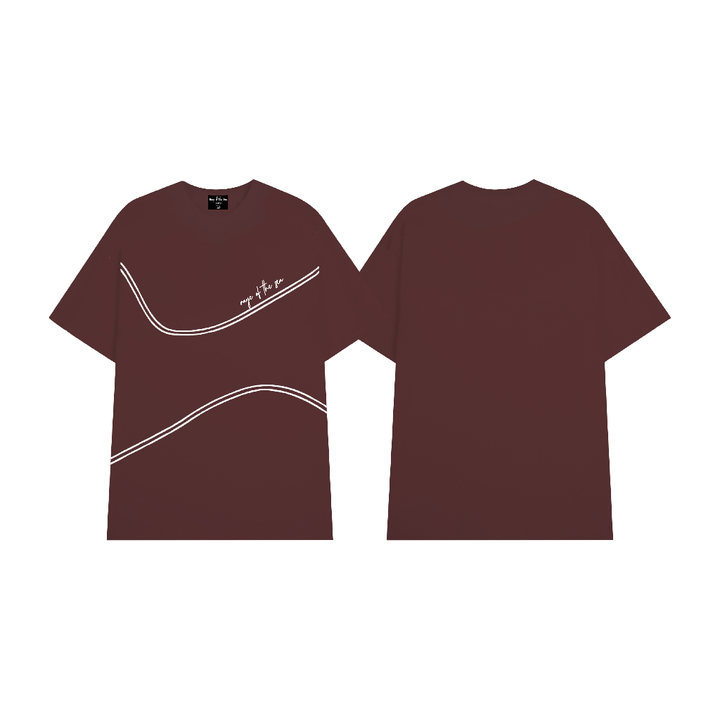 ÁO THUN/T-SHIRT TOP UNISEX FORM ÂU RAGE OF THE SEA  "ADRUSSLINE"