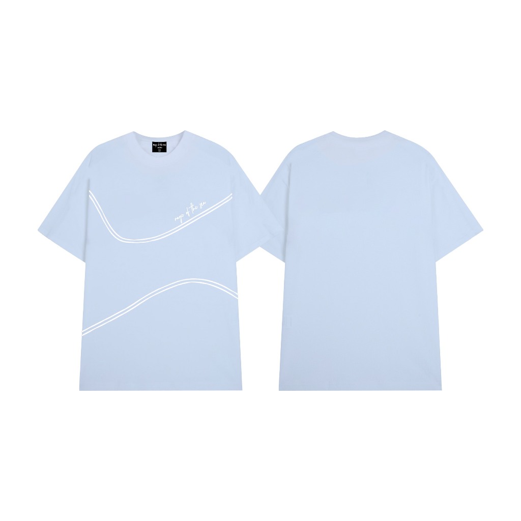 ÁO THUN/T-SHIRT TOP UNISEX FORM ÂU RAGE OF THE SEA  "ADRUSSLINE"