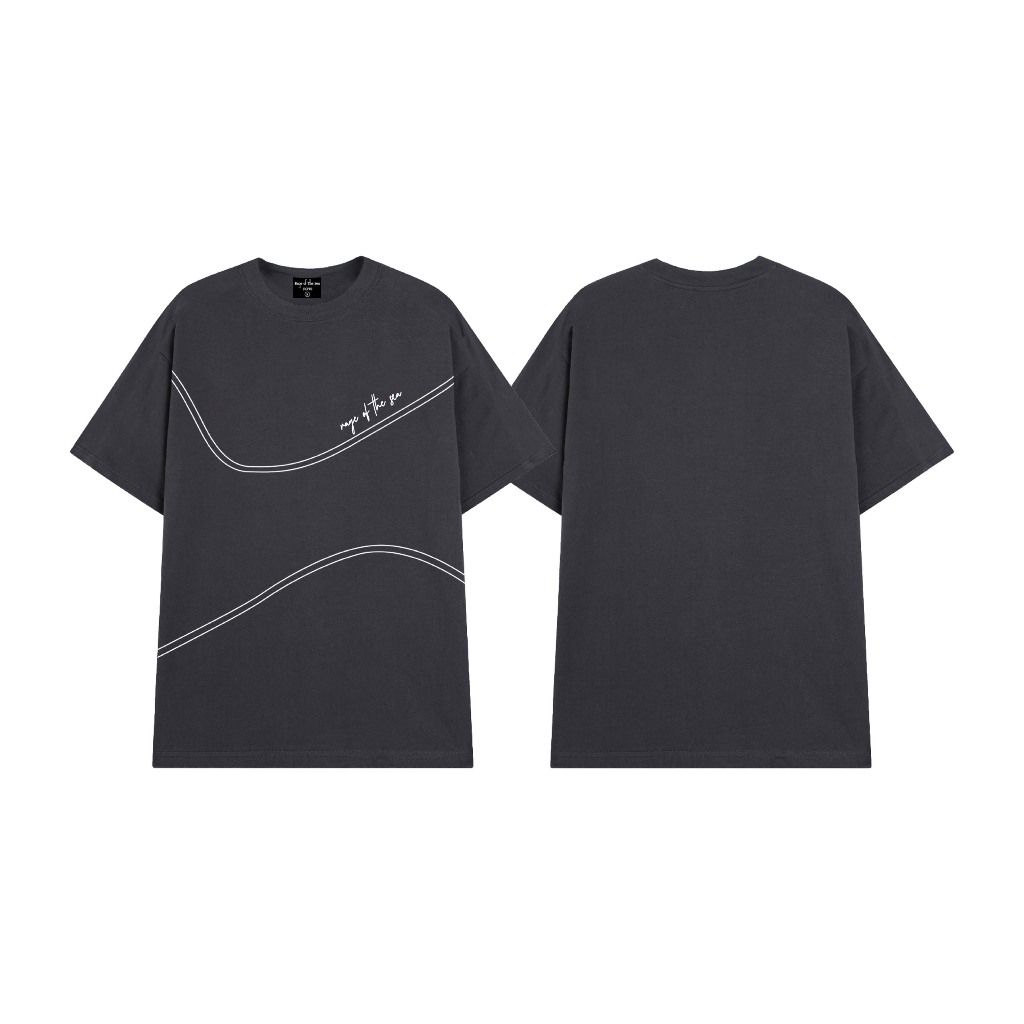 ÁO THUN/T-SHIRT TOP UNISEX FORM ÂU RAGE OF THE SEA  "ADRUSSLINE"