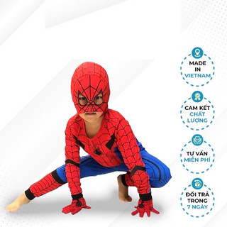 SET QUẦN ÁO NGƯỜI NHỆN SPIDER MAN TRẺ EM