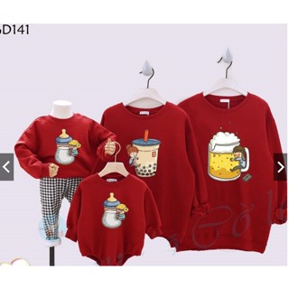 áo sweater BIA- TRÀ SỮA ,áo nỉ 4xl big size, áo nỉ size gia đình 3/4/5 người chất nỉ bông loại 1