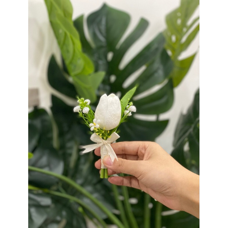 Hoa cài áo chú rể,cô dâu