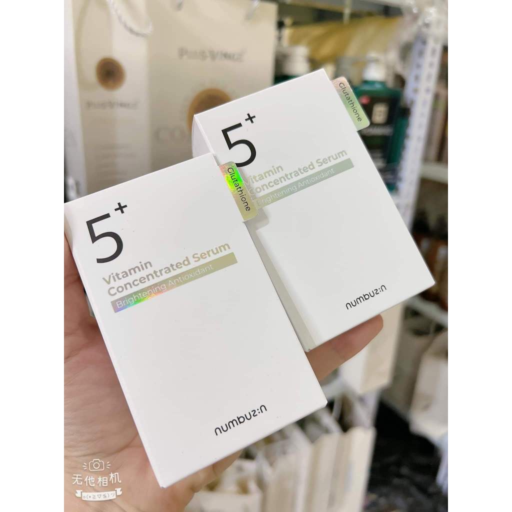 Tinh Chất Trắng Da Mờ Thâm Nám Numbuzin No.5 Vitamin C Concentrated Serum 30ml.YENNHISHOP