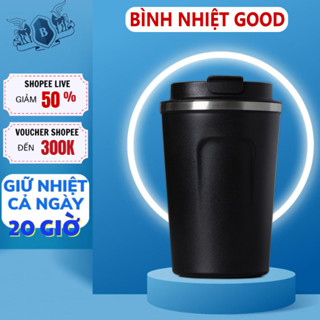 Cốc giữ nhiệt TBNGOOD 510ml inox 304 cao cấp, vỏ chống xước, kiểu dáng hiện đại