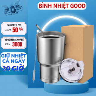 Ly giữ nhiệt Yeti 900ml-Cốc Giữ Nhiệt Thái Lan 900ml Chống Trào Tiện Lợi + Tặng Kèm Phụ Kiện Tbngood