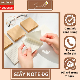 Giấy ghi chú dán kiểu đơn giản 2 màu