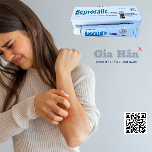 Beprosalic 15g kem bôi giảm Vẩy nến, Chàm, Da tiết bã, Nấm da - Mỹ phẩm chính hãng HOE.