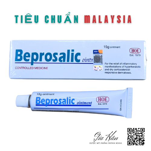 Beprosalic 15g kem bôi giảm Vẩy nến, Chàm, Da tiết bã, Nấm da - Mỹ phẩm chính hãng HOE.