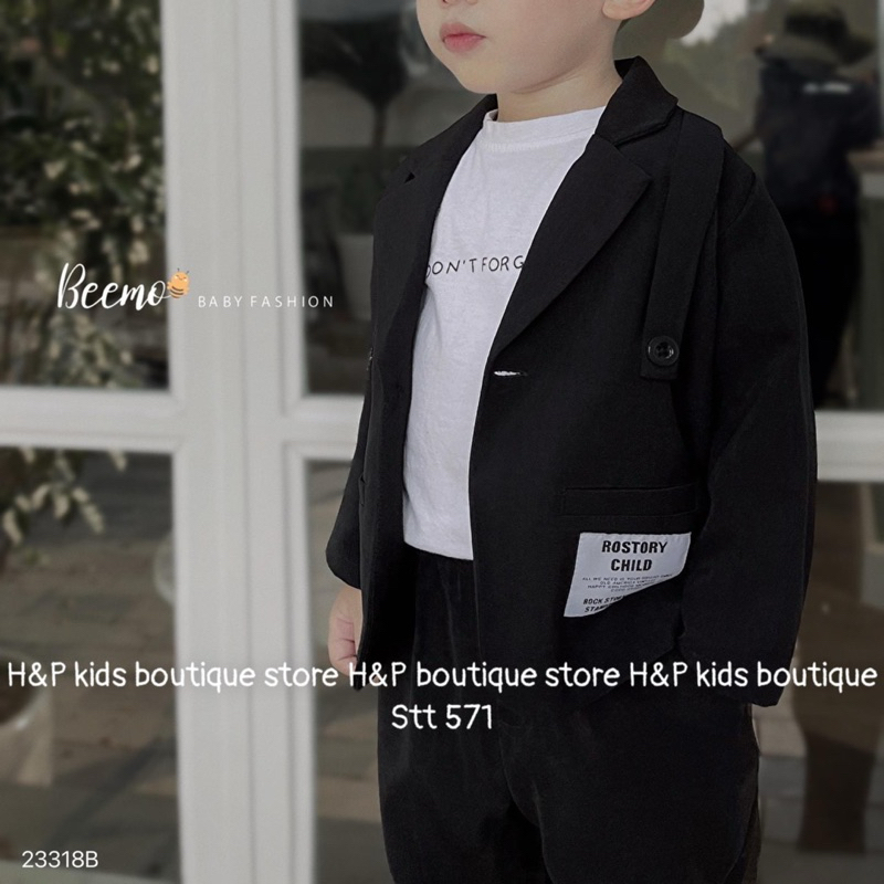 Set Bộ Vest cho bé trai 10-30kg