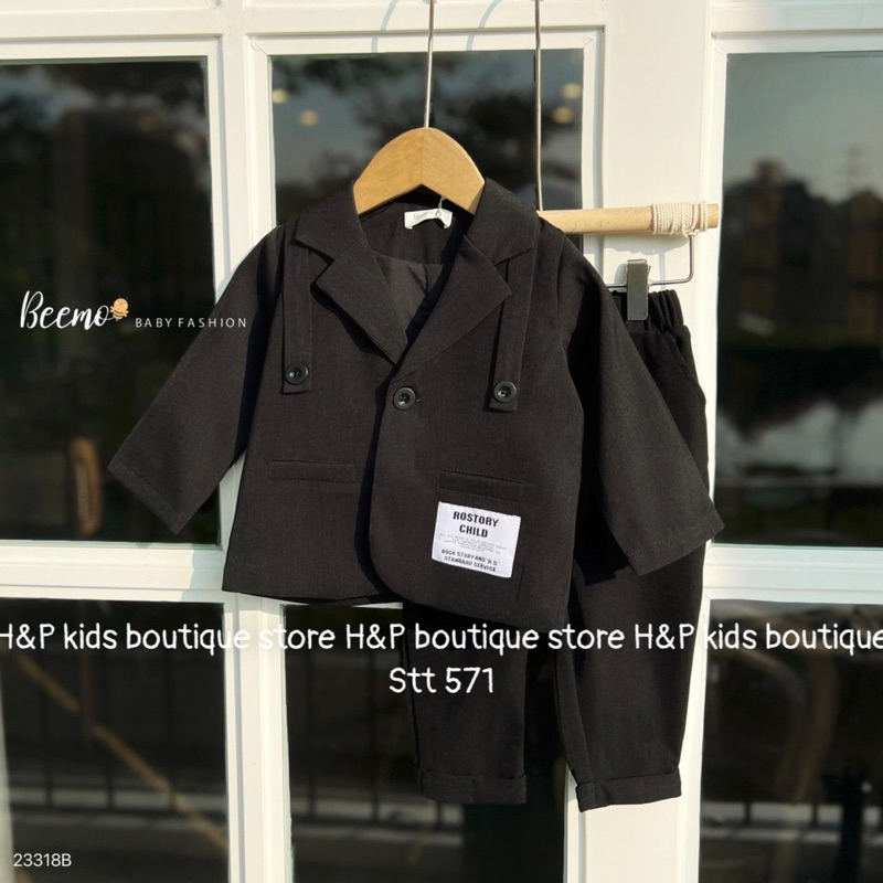 Set Bộ Vest cho bé trai 10-30kg