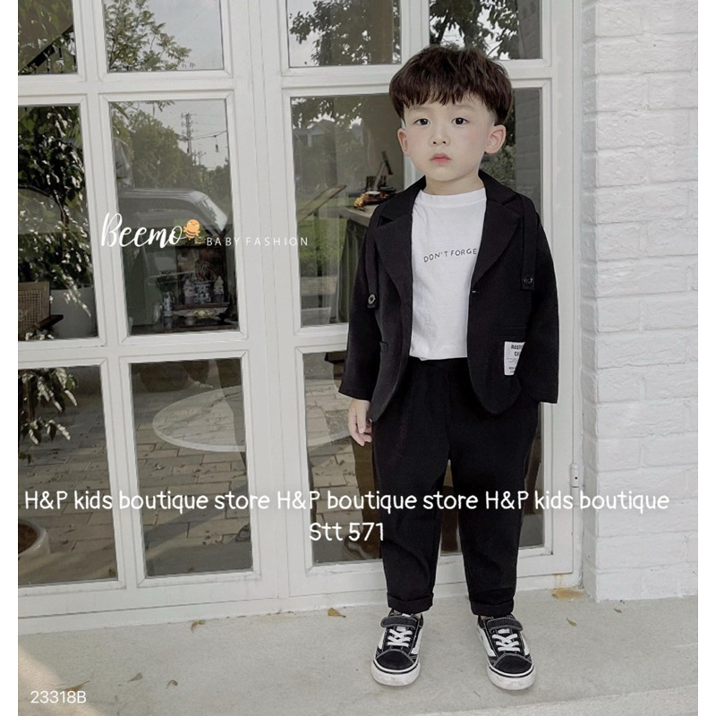 Set Bộ Vest cho bé trai 10-30kg