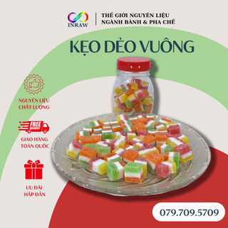 Kẹo Dẻo Vuông Hương Trái Cây Phủ Đường