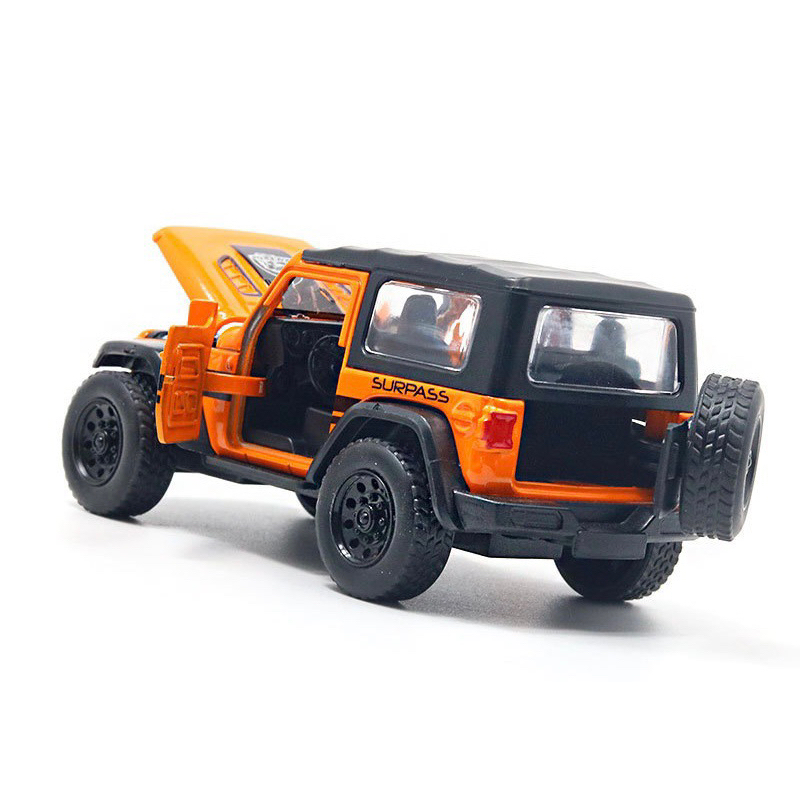 Xe Zeep kim loại mở được 4 cửa chạy cót