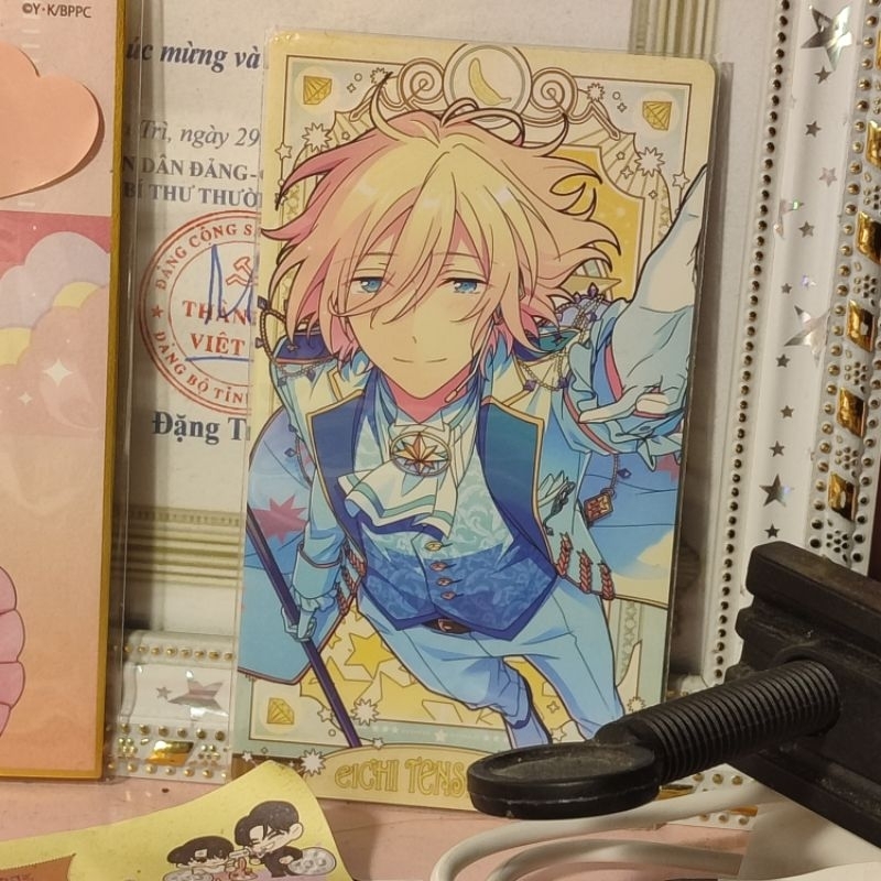 Thẻ cứng Arcana Card Eichi Tenshouin Ensemble Stars Music !!