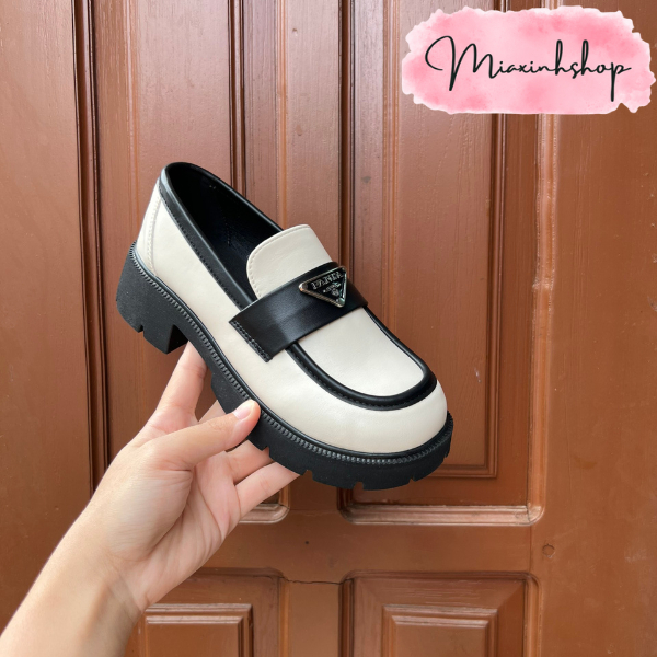 Giày đốc nữ PANDA giày da đế đúc 5P 3 màu LOẠI 1 FULL HỘP siêu nhẹ