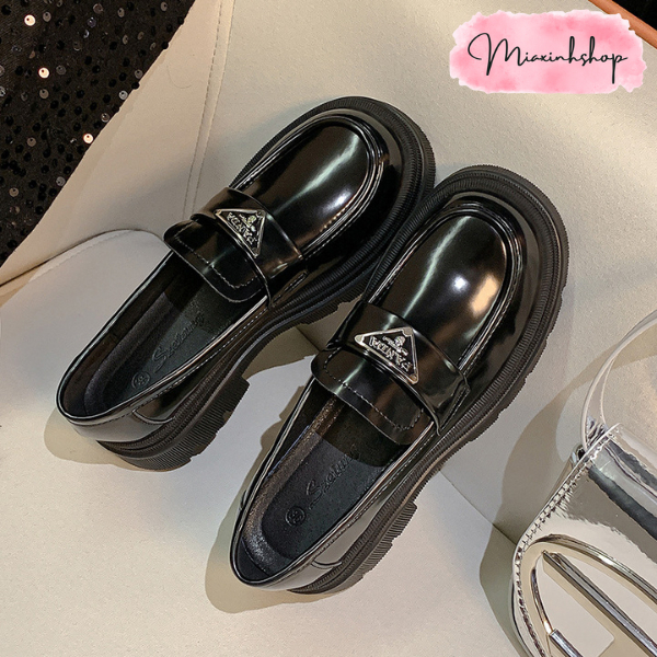 Giày đốc nữ PANDA giày da đế đúc 5P 3 màu LOẠI 1 FULL HỘP siêu nhẹ