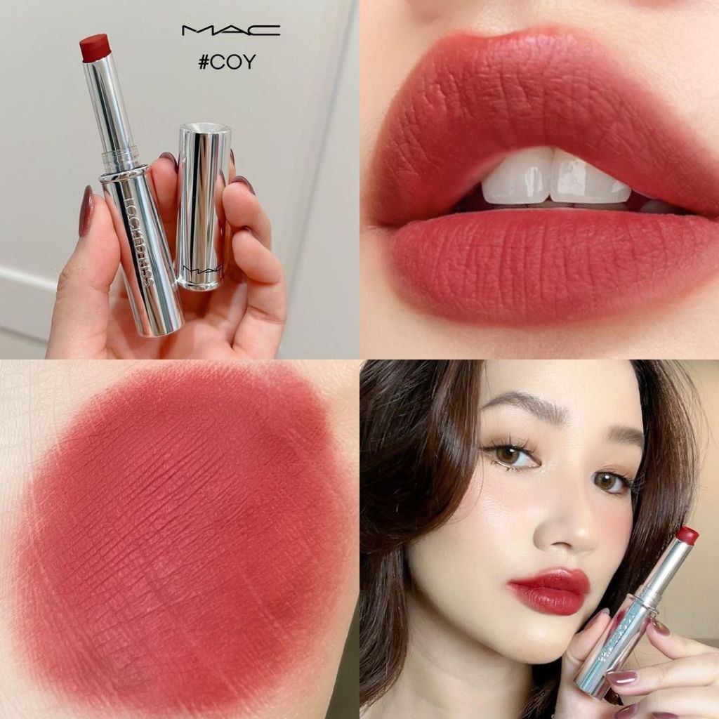 Son Lì MAC Locked Kiss 24hr Lipstick M·A·C 1.8g / Chống Nước, Không Trôi, Hiệu Ứng Lì