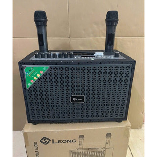 Loa kéo leong l111 2 mic uhf